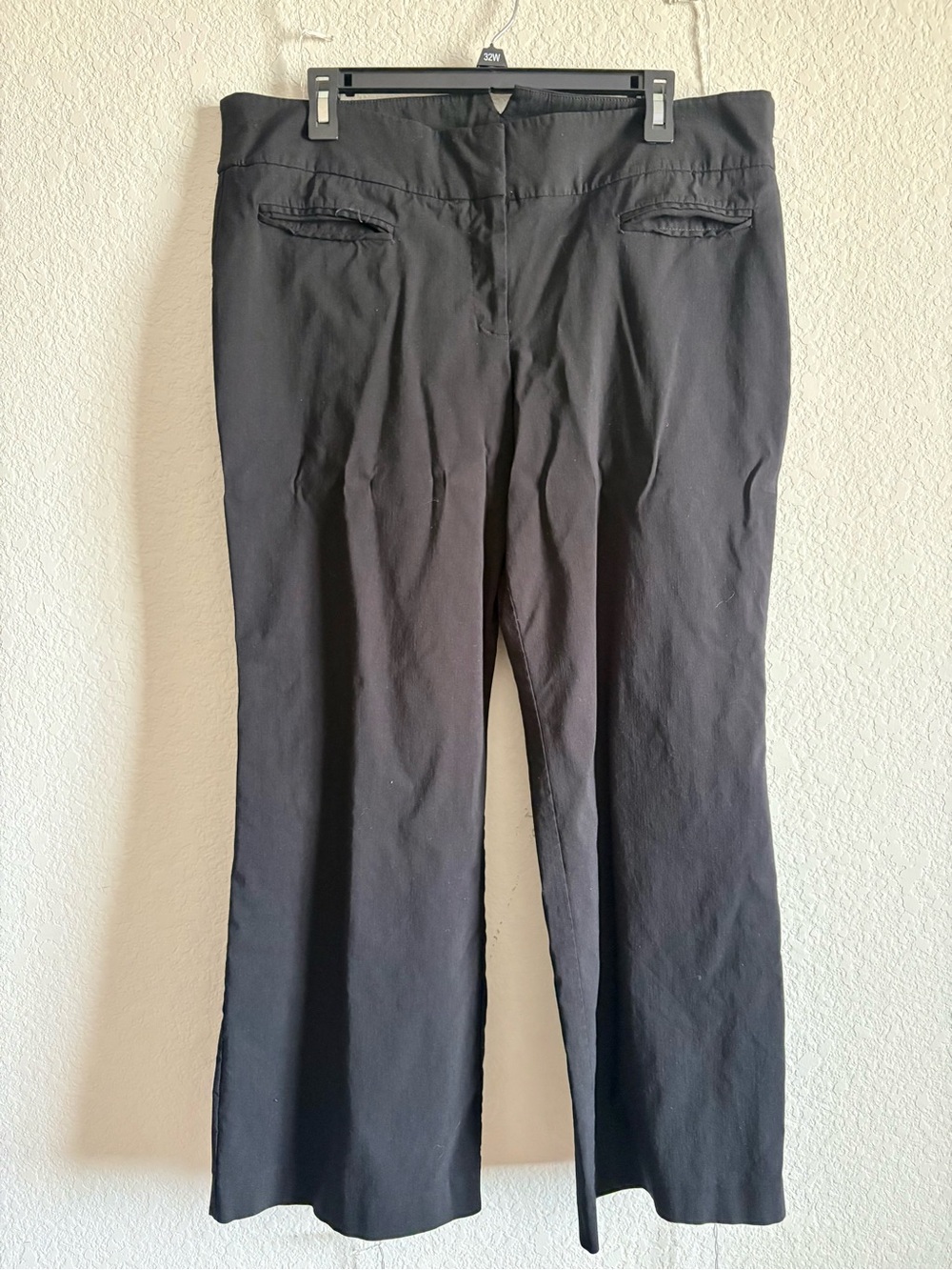 Lane Bryant Black Dress Pants - Yellow Fit